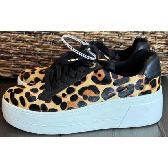Dune London Size 39 - 9 Episode Leopard Platform Sneakers - Picture 3 of 13